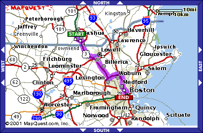 Overview Map to Hampton